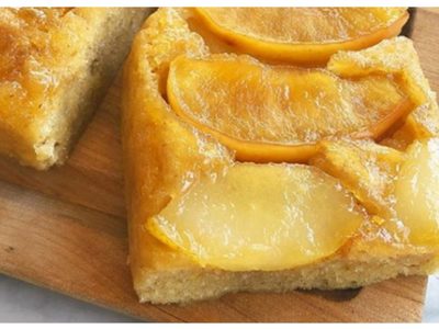 Si buscás un budín rendidor y simple, hacé esta receta de peras y jengibre o la fruta que tengas