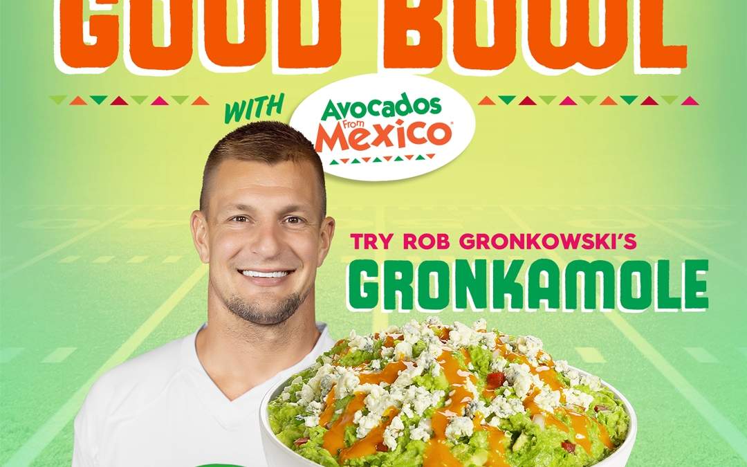 Rob Gronkowski en la campaña de Avocados From Mexico