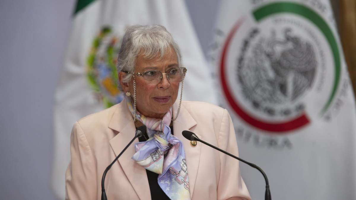 La senadora Olga Sánchez Cordero