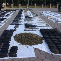 Anuncian megadecomiso de armas y droga en Tamaulipas; narco prohíbe difusión a la prensa local