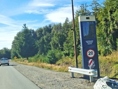 Radares en la Ruta 40: dónde están los nuevos tótems de control en Villa La Angostura