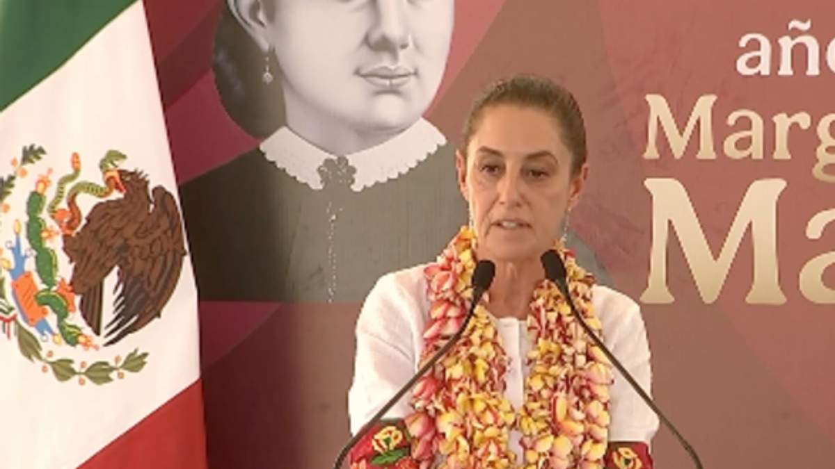 La presidenta Claudia Sheinbaum