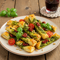 Palitos de pesto: sin amasar ni ensuciar la cocina, prepará esta tremenda receta para tu próxima picada