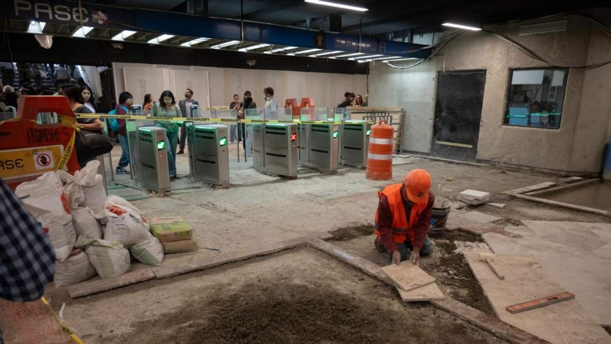 Trabajos de remodelación en la Línea 2 del Metro