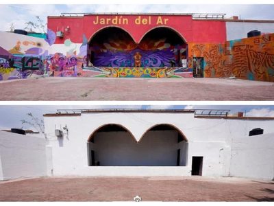 Gobierno de Pachuca borra murales; “ya no eran arte”, dice el alcalde