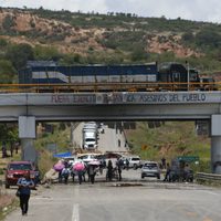La CNTE cierra el paso en Nochixtlán