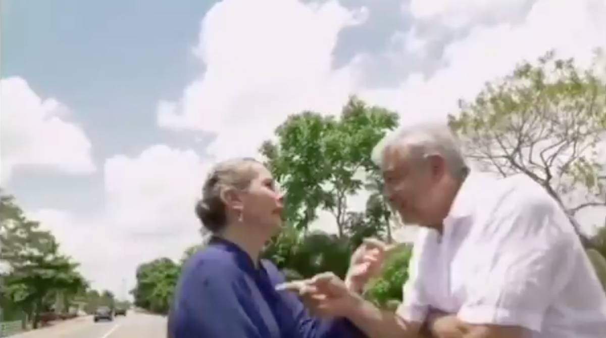 Beatriz Gutiérrez Müller y Andrés Manuel López Obrador