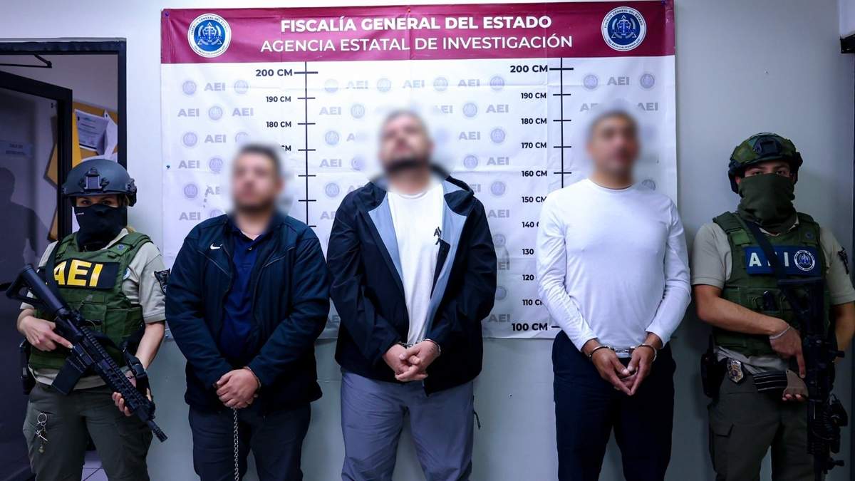 Los policías detenidos en Mexicali