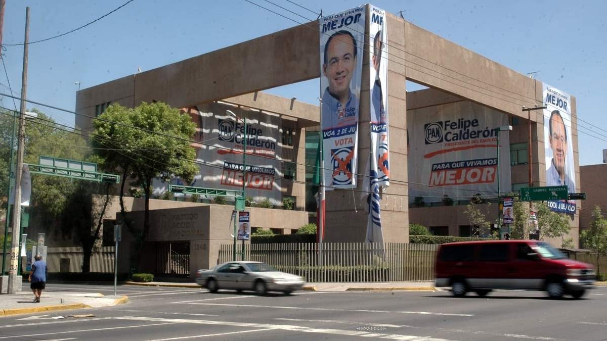 La sede nacional del PAN, en 2006