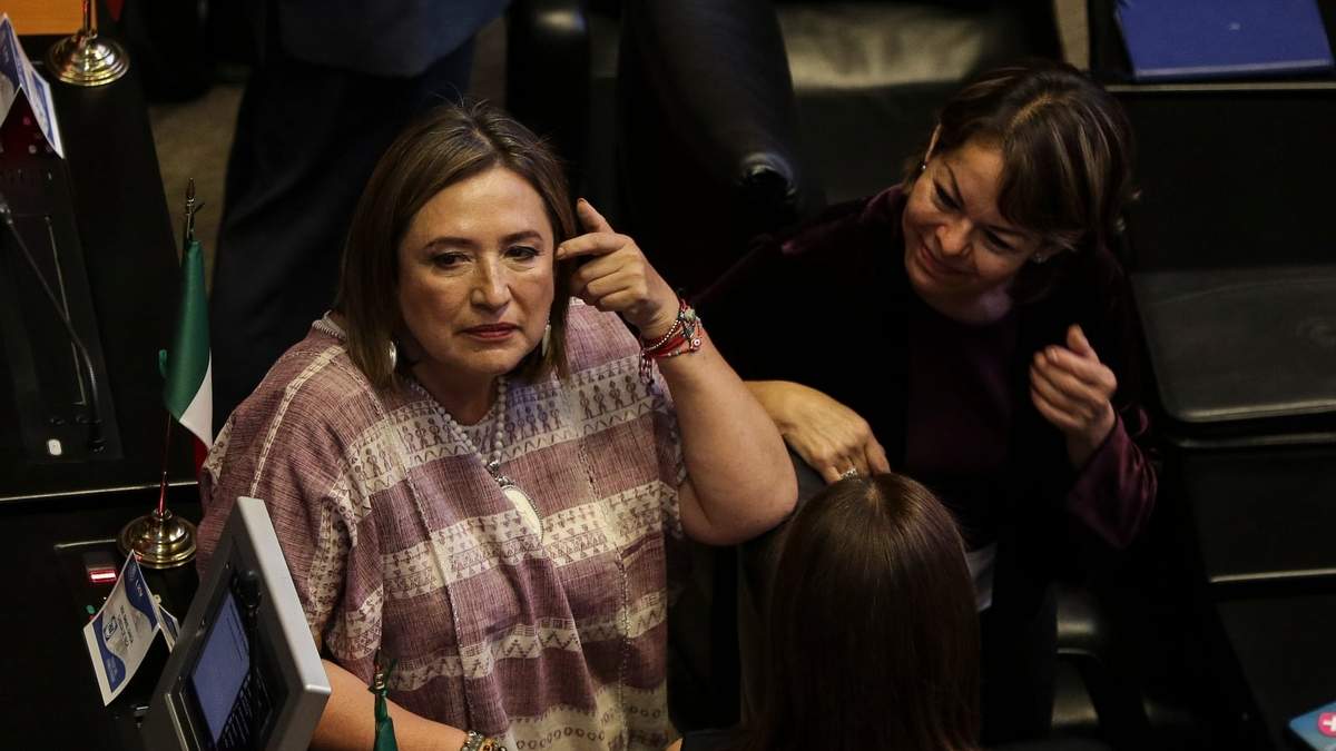 Xóchitl Gálvez en el Senado
