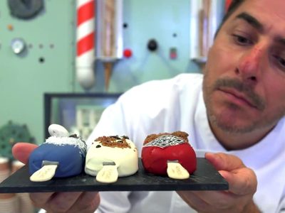 Obra de arte gastronómica: el postre que respira