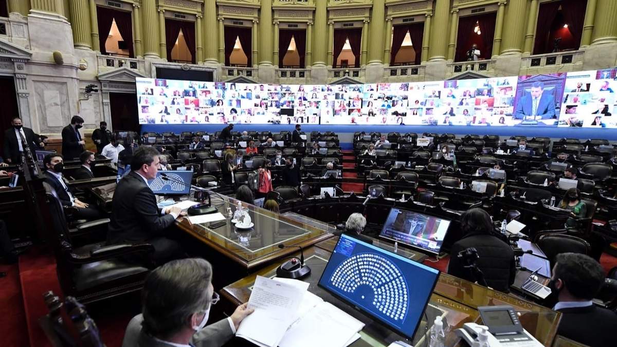 Cámara de diputados del Congreso de la Nación. Fuente: (Twitter)