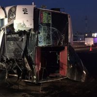 Vuelca autobús de pasajeros en la México-Puebla; hay 30 heridos