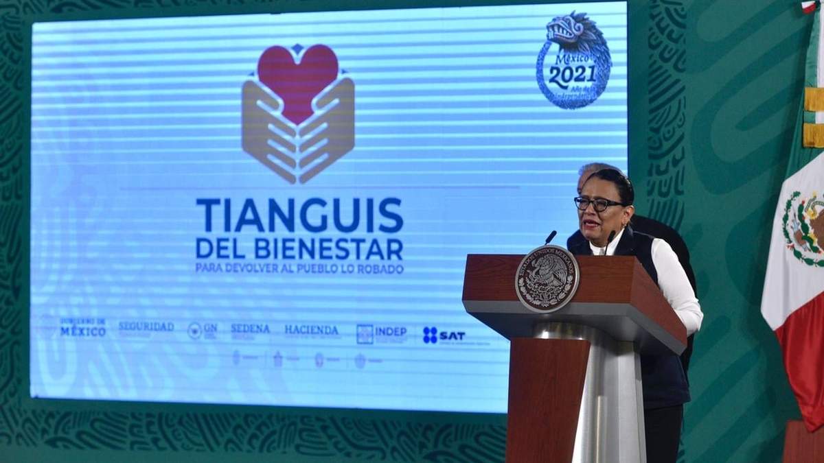 La titular de la SSPC, Rosa Icela Rodríguez