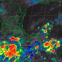 Se forma ciclón tropical cerca de Guerrero