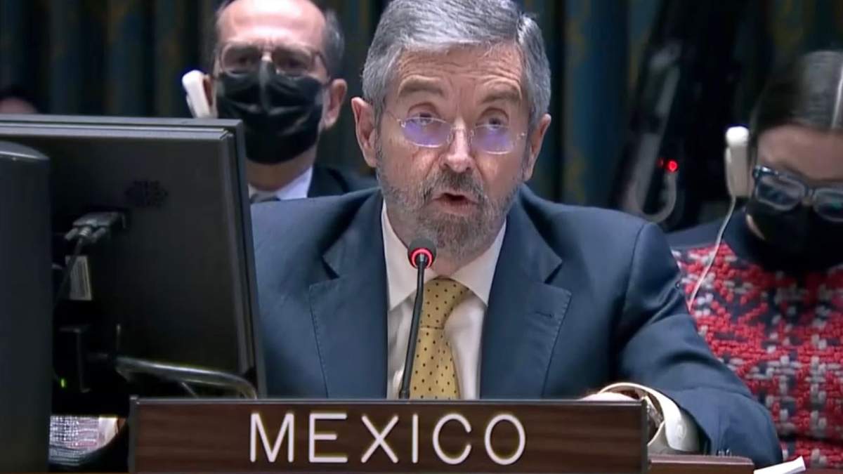 El embajador de México en la ONU criticó el derecho de veto en el Consejo de Seguridad