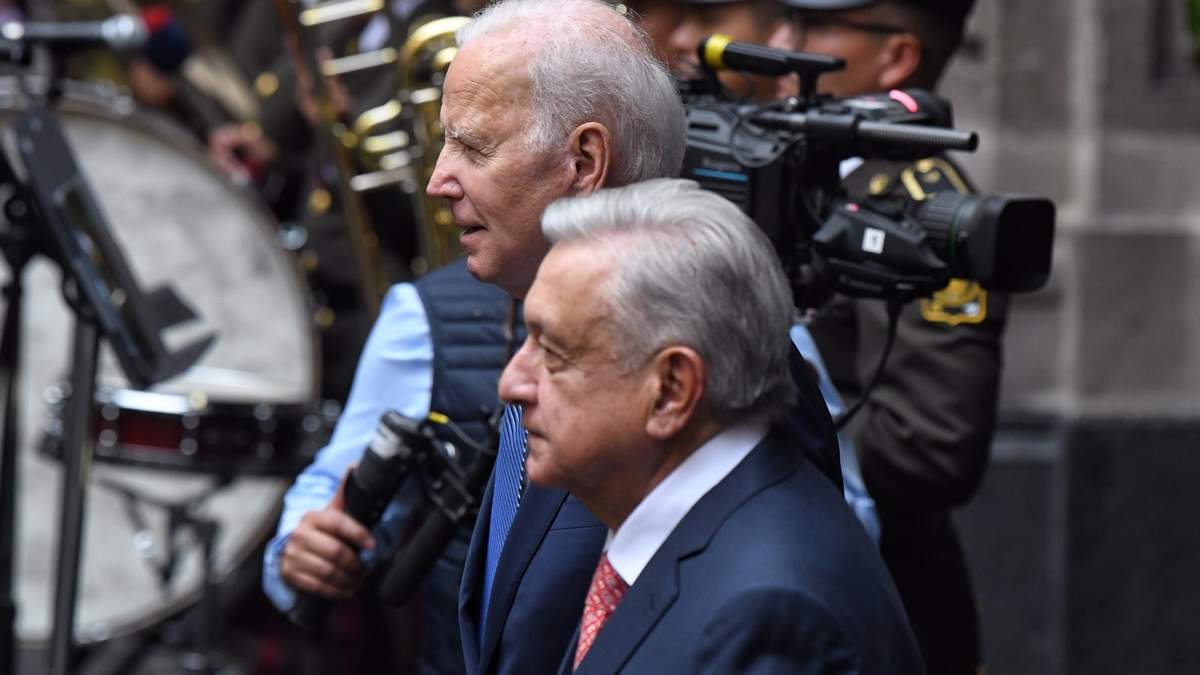 Visita de Biden a Palacio Nacional