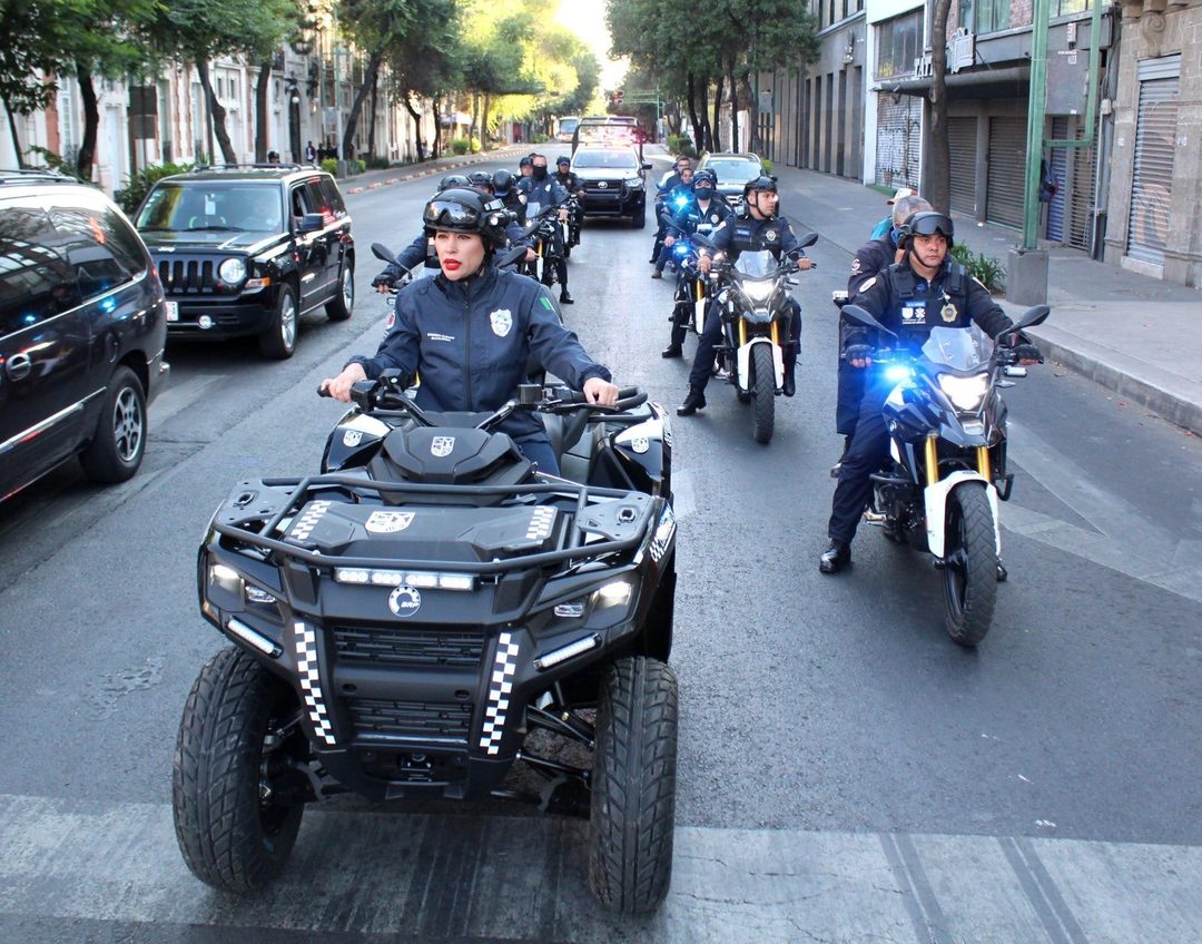 Cuevas cuando hacía operativos Foto X  @SandraCuevas_