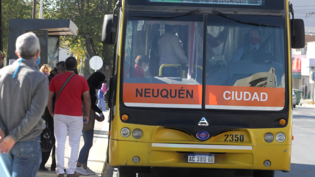 Transporte público en Neuquén. Fuente: (Twitter)
