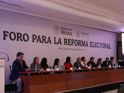 Dejan fuera participación ciudadana en foro de la reforma electoral en Coahuila