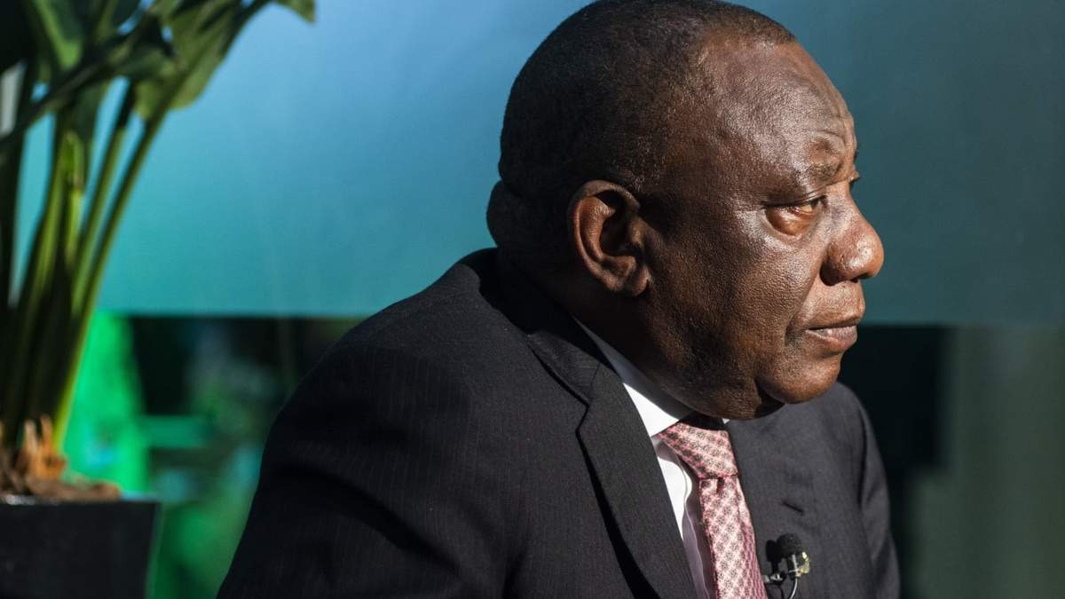 Cyril Ramaphosa, presidente de Sudáfrica. Fuente: (Twitter)