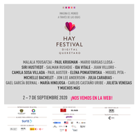 Malala, Krugman, Vargas Llosa y Bachelet en el Hay Festival Quéretaro 2020