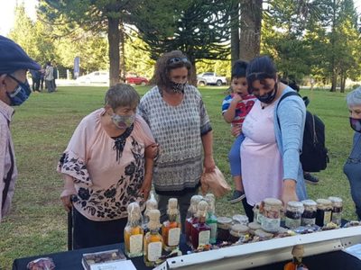 La Feria de Artesanos y Productores de Moquehue toma impulso los días domingos