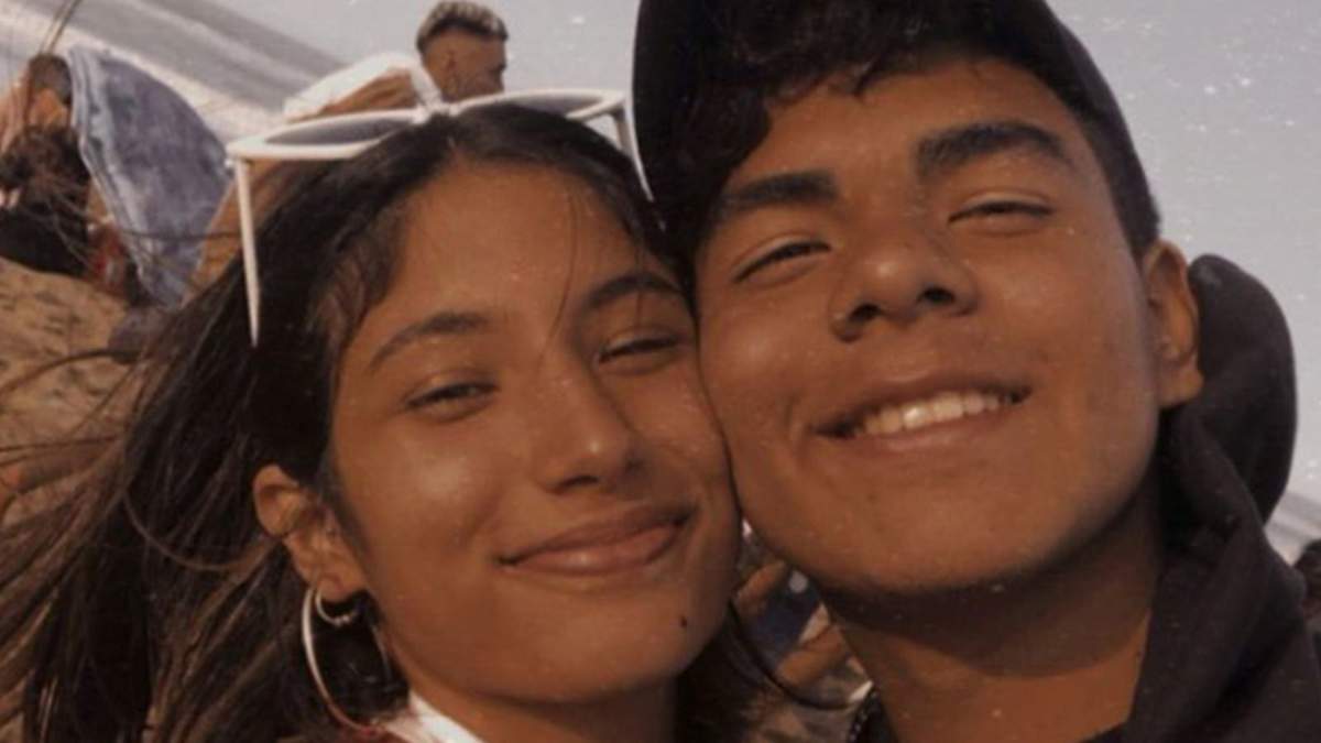 Fernando Báez Sosa con su novia. Fuente: (Twitter)