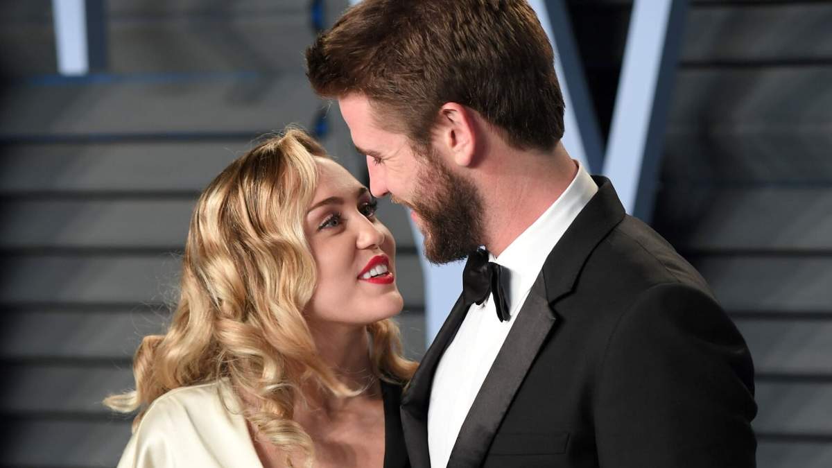 Miley Cyrus y Liam Hemsworth. Fuente: (Instagram).
