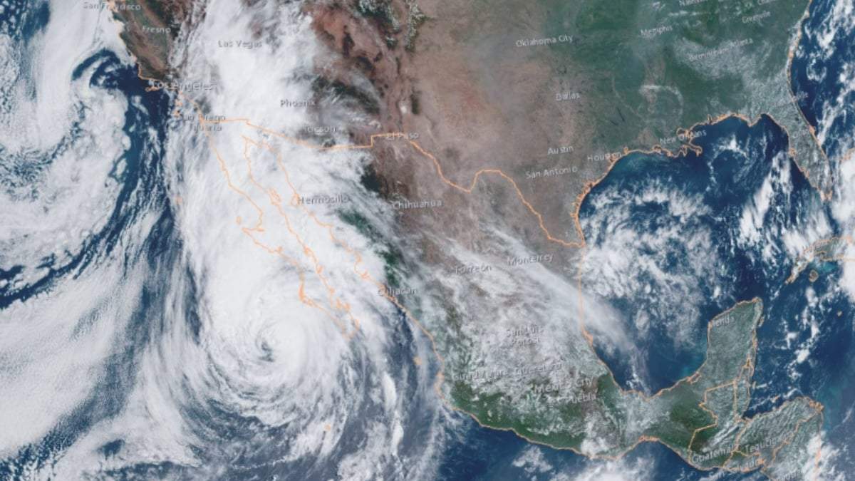 El huracán "Hilary" se aproxima a Baja California