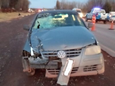 Siniestro vial en cercanías a Añelo