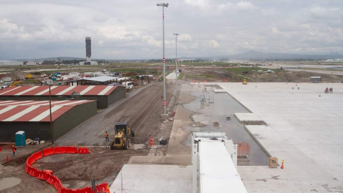 Se realizó un recorrido para medios de las obras del Aeropuerto Internacional Felipe Ángeles (AIFA) en Santa Lucía