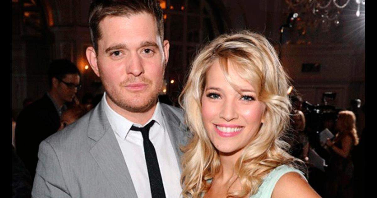 Luisana Lopilato y Michael Bublé. Foto: (Twitter)