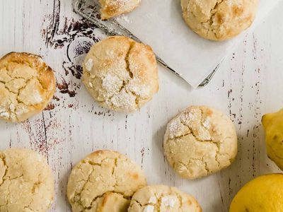 Galletas de limón con chips de chocolate blanco: crujientes y con el sabor más rico para la próxima merienda