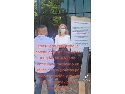Video en Consulado de México en Dallas provoca intervención de Ebrard