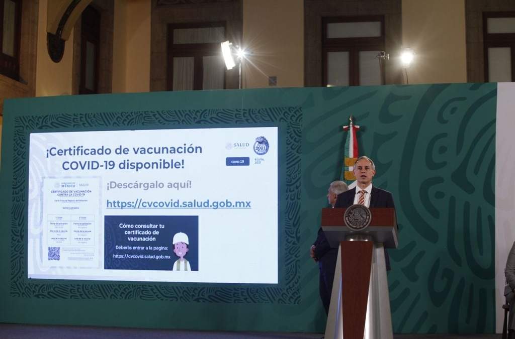 López-Gatell explicó cómo obtener el certificado de vacunación