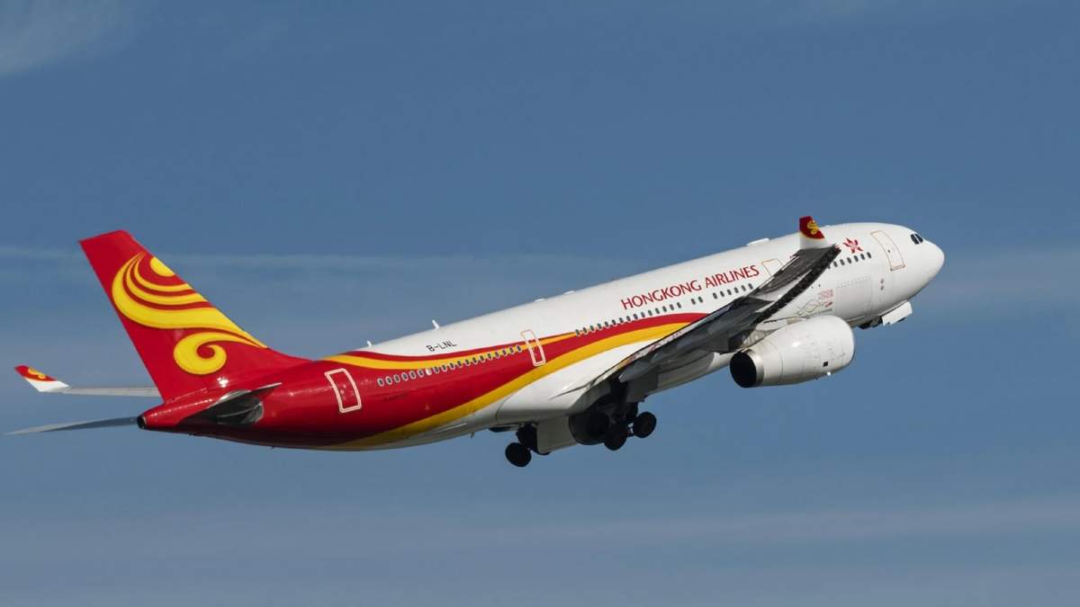 Avión de Hong Kong. Fuente: (Twitter)