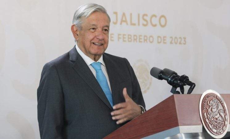 El presidente Andrés Manuel López Obrador en Jalisco