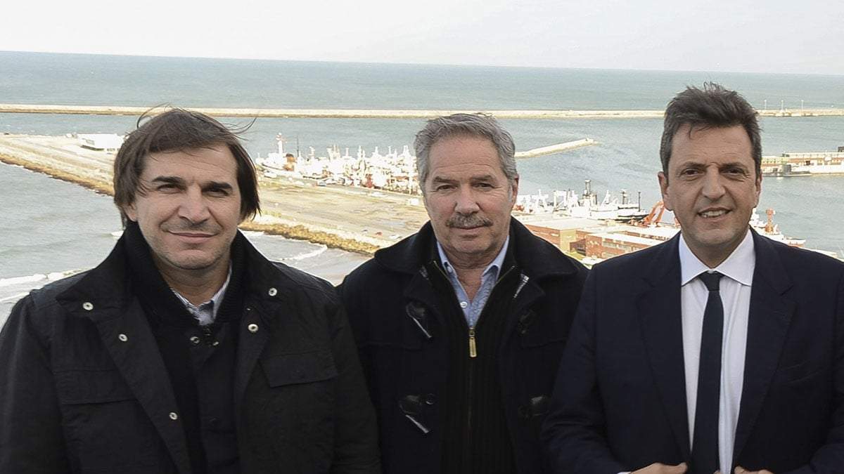 Faroni, Felipe Solá y Sergio Massa
