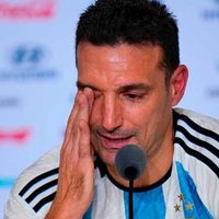 Hasta las lágrimas: la emoción de Lionel Scaloni al ver a un periodista llorar en la conferencia