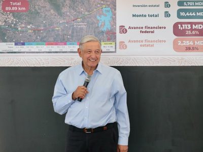 Alfaro pide apoyo a AMLO para ampliar la vía a Nogales y la avenida López Mateos
