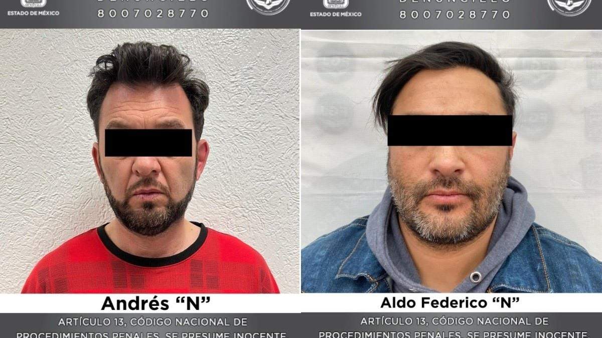 Andrés "N" y Aldo Federico "N", excolaboradores del exalcalde de Toluca Raymundo "N", acusados de secuestro exprés