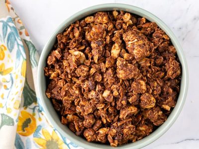 Granola de chocolate: sin azúcar y más barata que en la dietética. Prepará esta receta para tus desayunos o meriendas