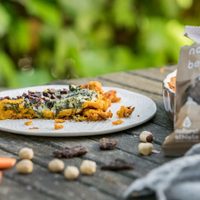 En pocos minutos hacé esta tarta sin gluten con base de zanahoria: rápida y saludable