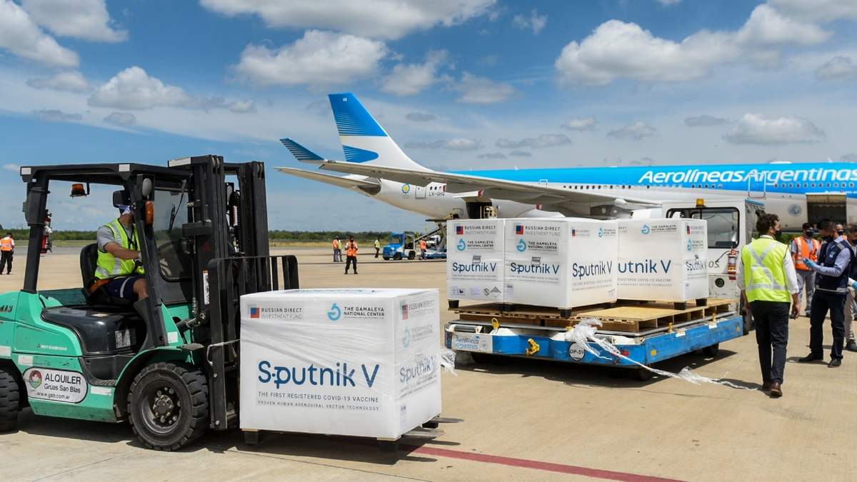Llegaron más de medio millón de dosis del segundo componente de la  vacuna Sputnik V.