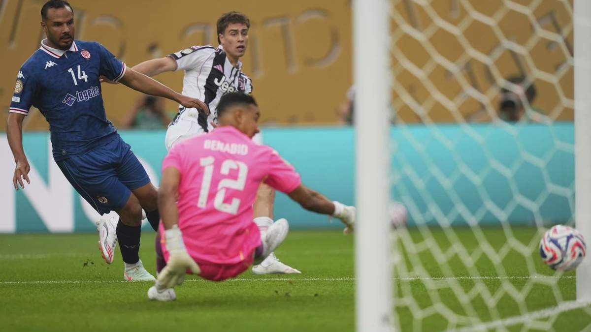 Kenan Yildiz anotó dos goles en la victoria 4-1 de la Juventus en el Mundial de Clubes