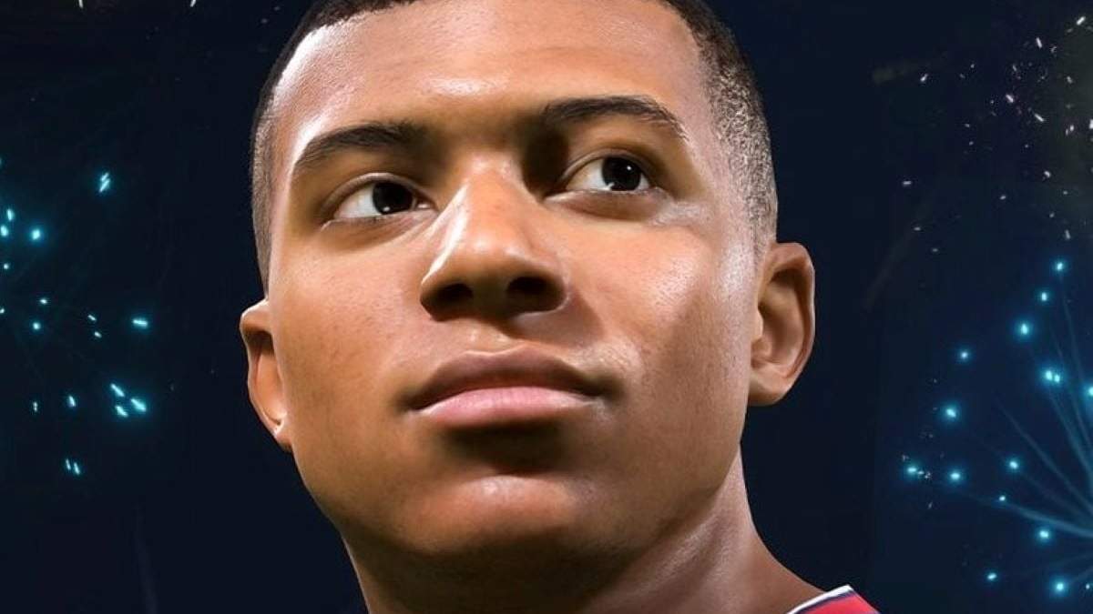 Kylian Mbappé en la versión del videojuego
