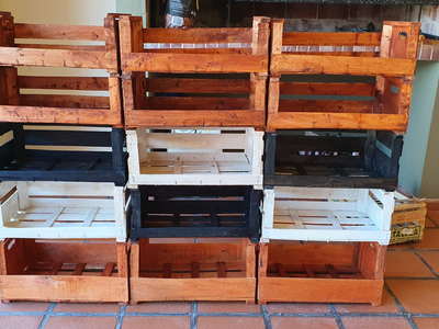 Pedile al verdulero: con cajones de fruta, armá este mueble chic reciclado ideal para organizar tus espacios