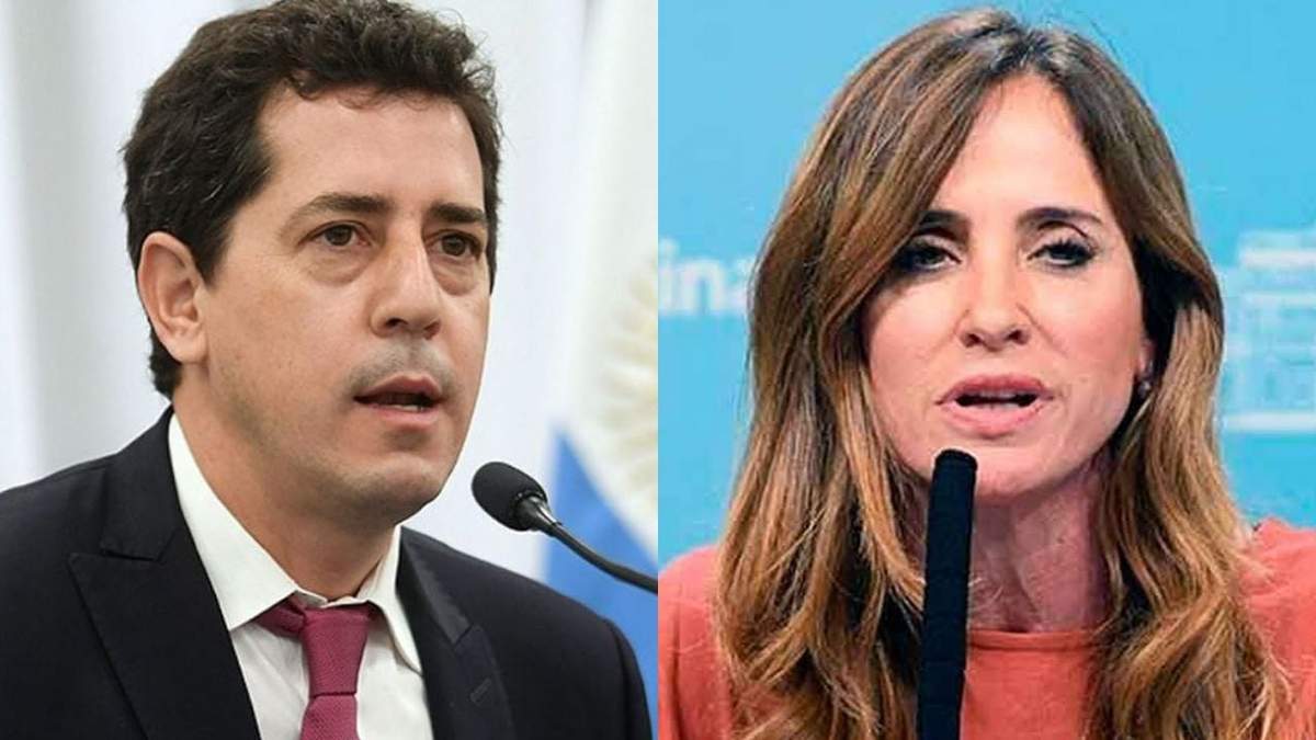 Eduardo "Wado" De Pedro y Victoria Tolosa Paz. Fuente: (Perfil)