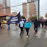 Los trabajadores tercerizados de Salud se movilizaron en Neuquén